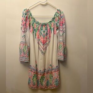 LILLY PULITZER-Nevie Off the Shoulder Dress Sz S NWOT